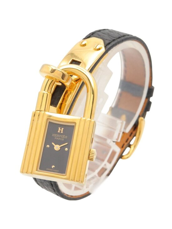Hermes Watch Kelly Black Leather main image 10